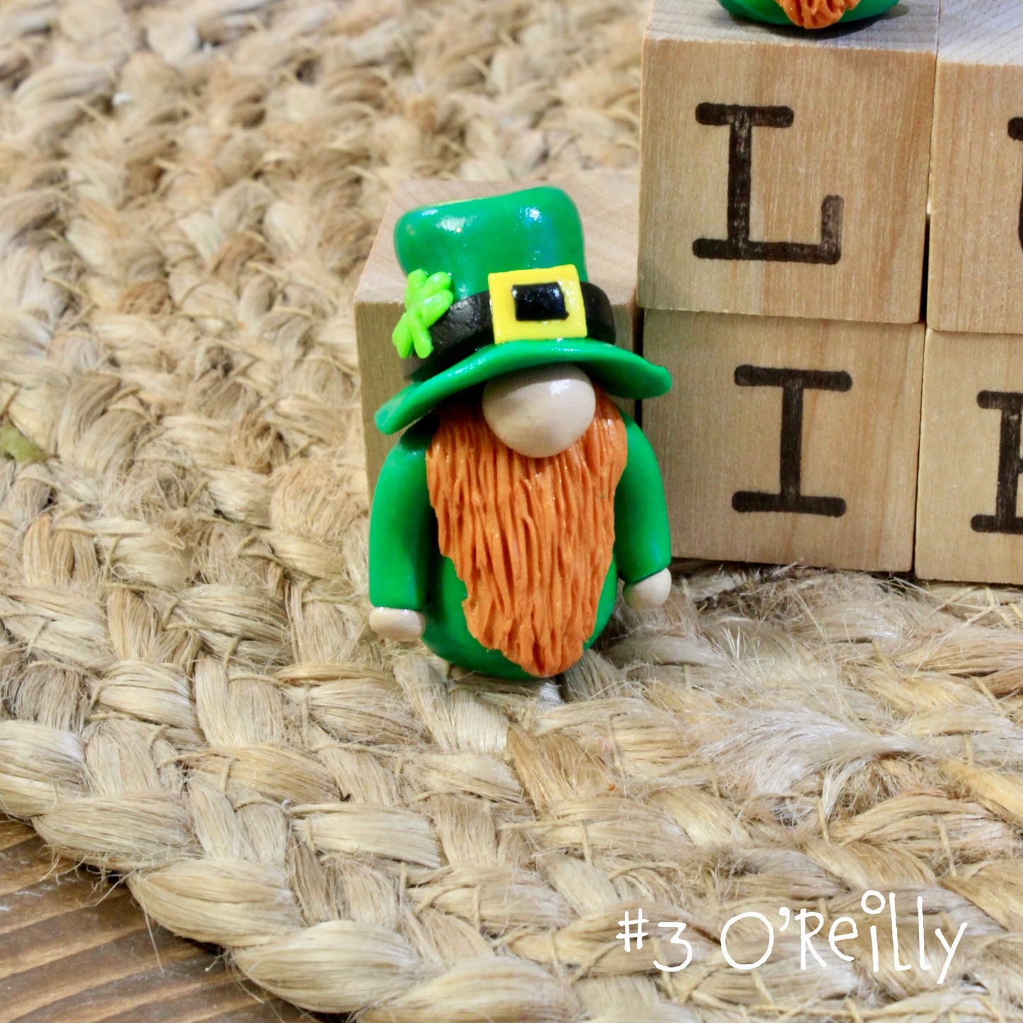 St. Patrick's Day Leprechaun Gnome Desk Buddy Figurine