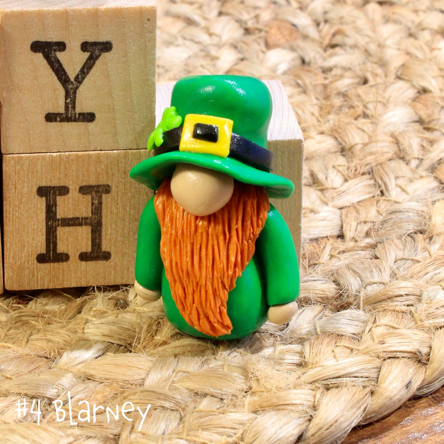 St. Patrick's Day Leprechaun Gnome Desk Buddy Figurine